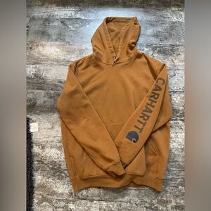 NWOT - Carhartt Men's Midweight Signature Sleeve Logo Hooded Sweatshirt